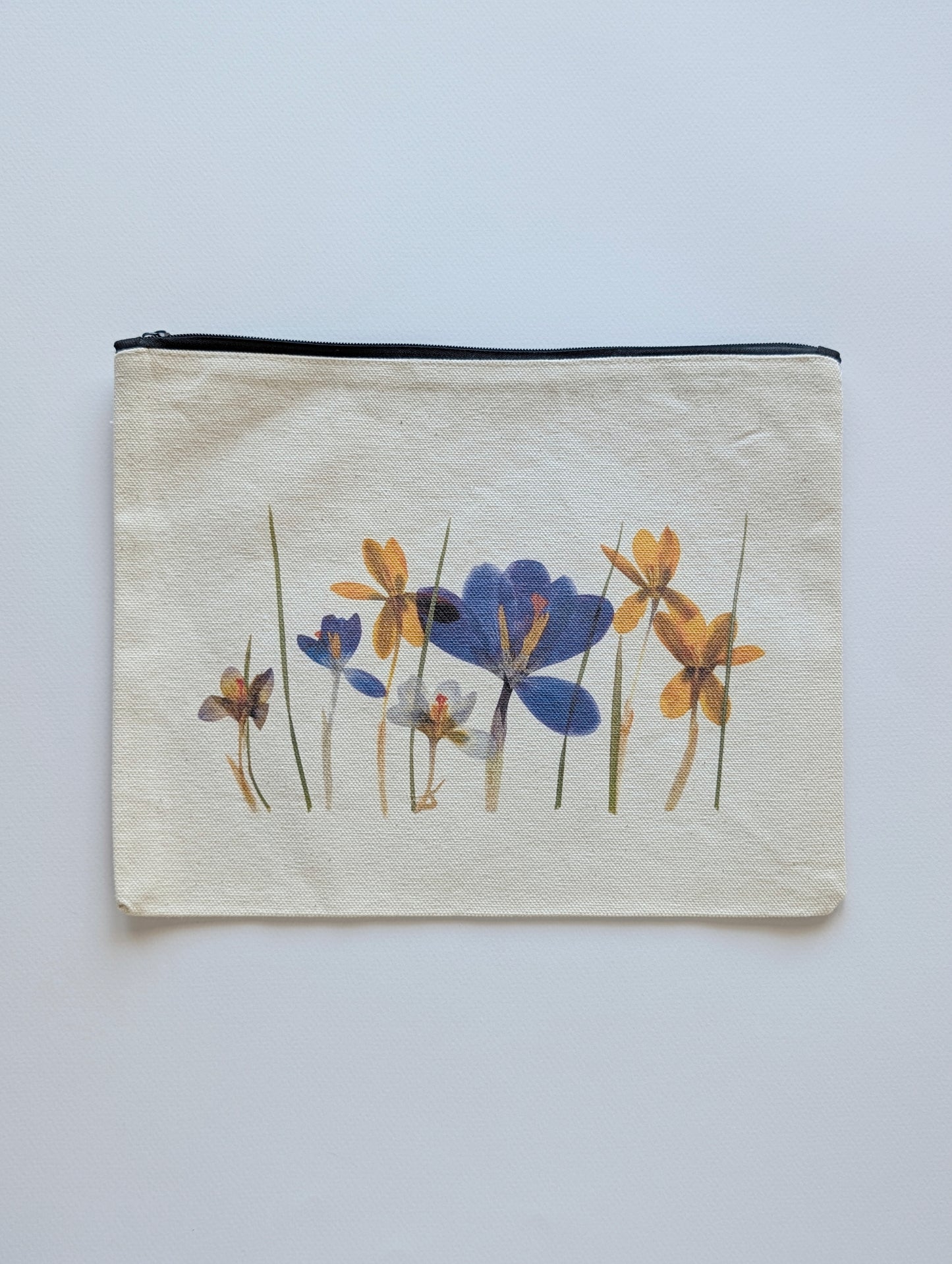 Crocus-scape Travel Pouch