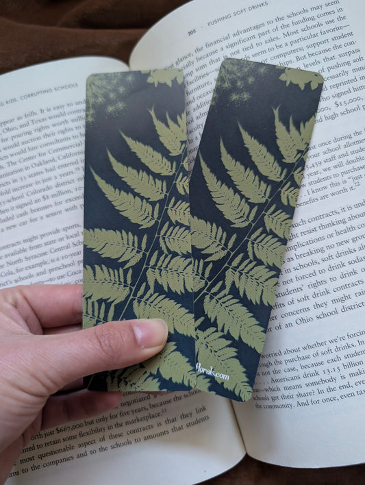 Verdant Printed Bookmark