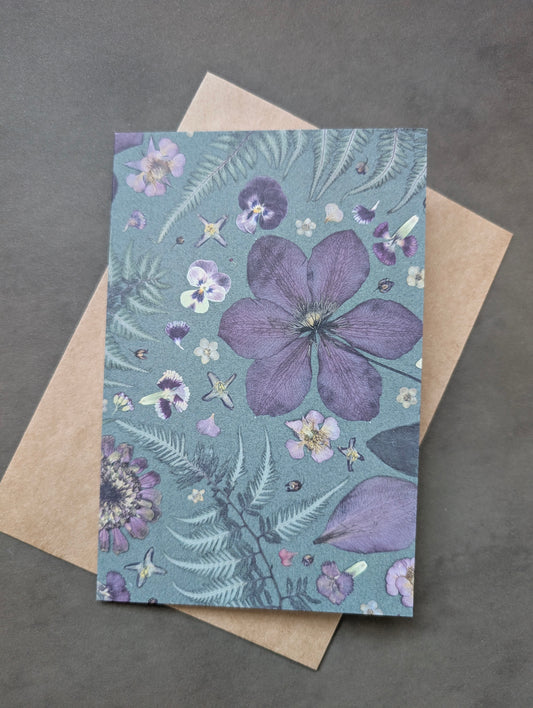 Secret Garden Printed Card