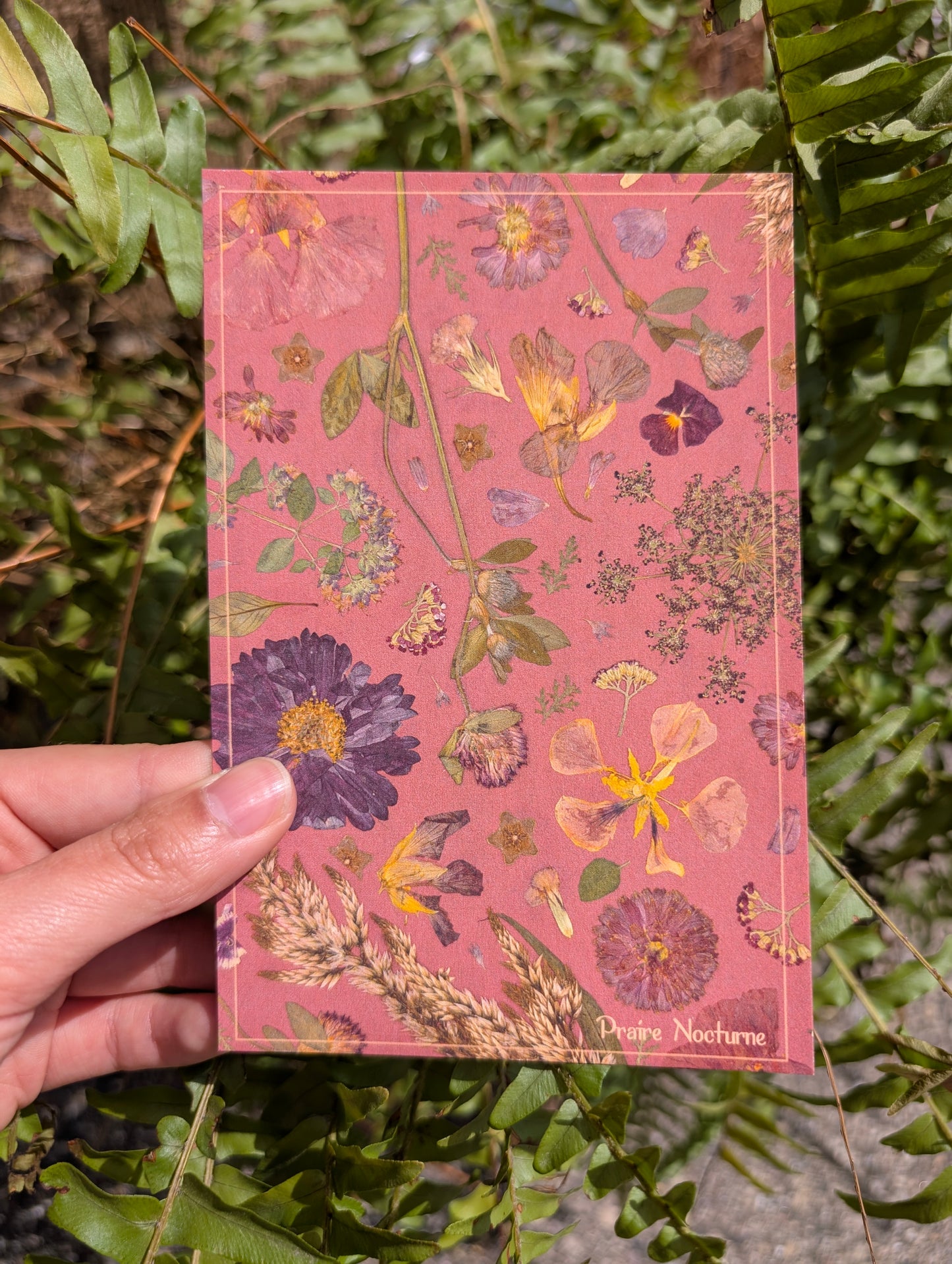 Floral Collage Postcards