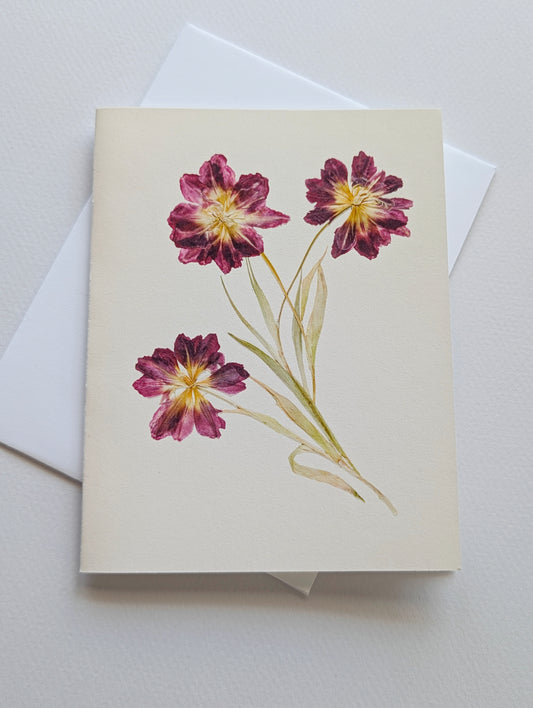 Tulips A2 Card