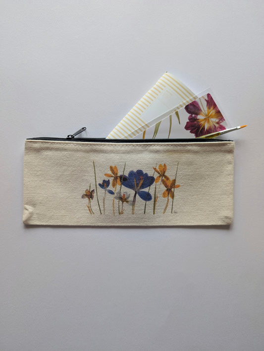 Crocus-scape Pencil Pouch