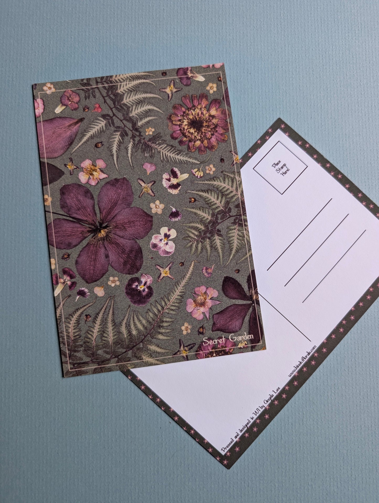 Floral Collage Postcards