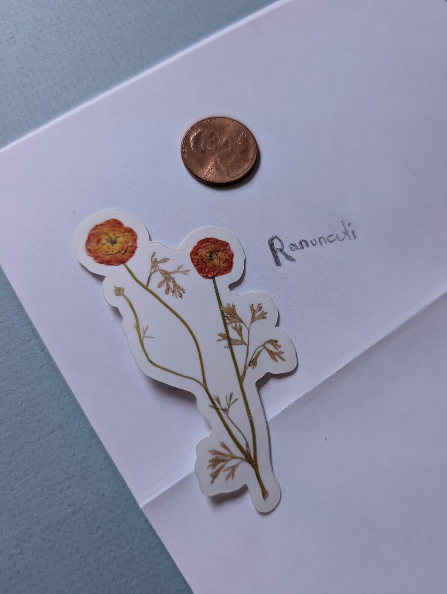 Pressed Flower Stickers