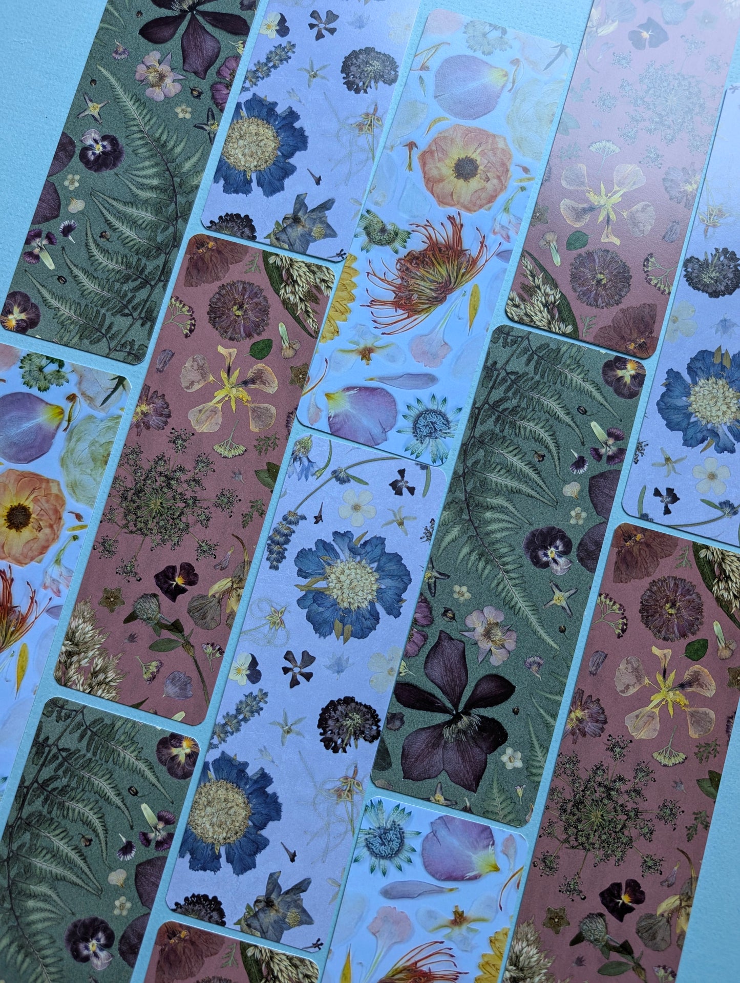 Color Play Cyanotype Bookmarks