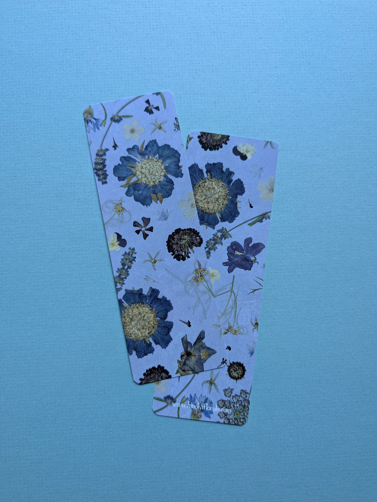 Pressed Floral Collage Bookmarks