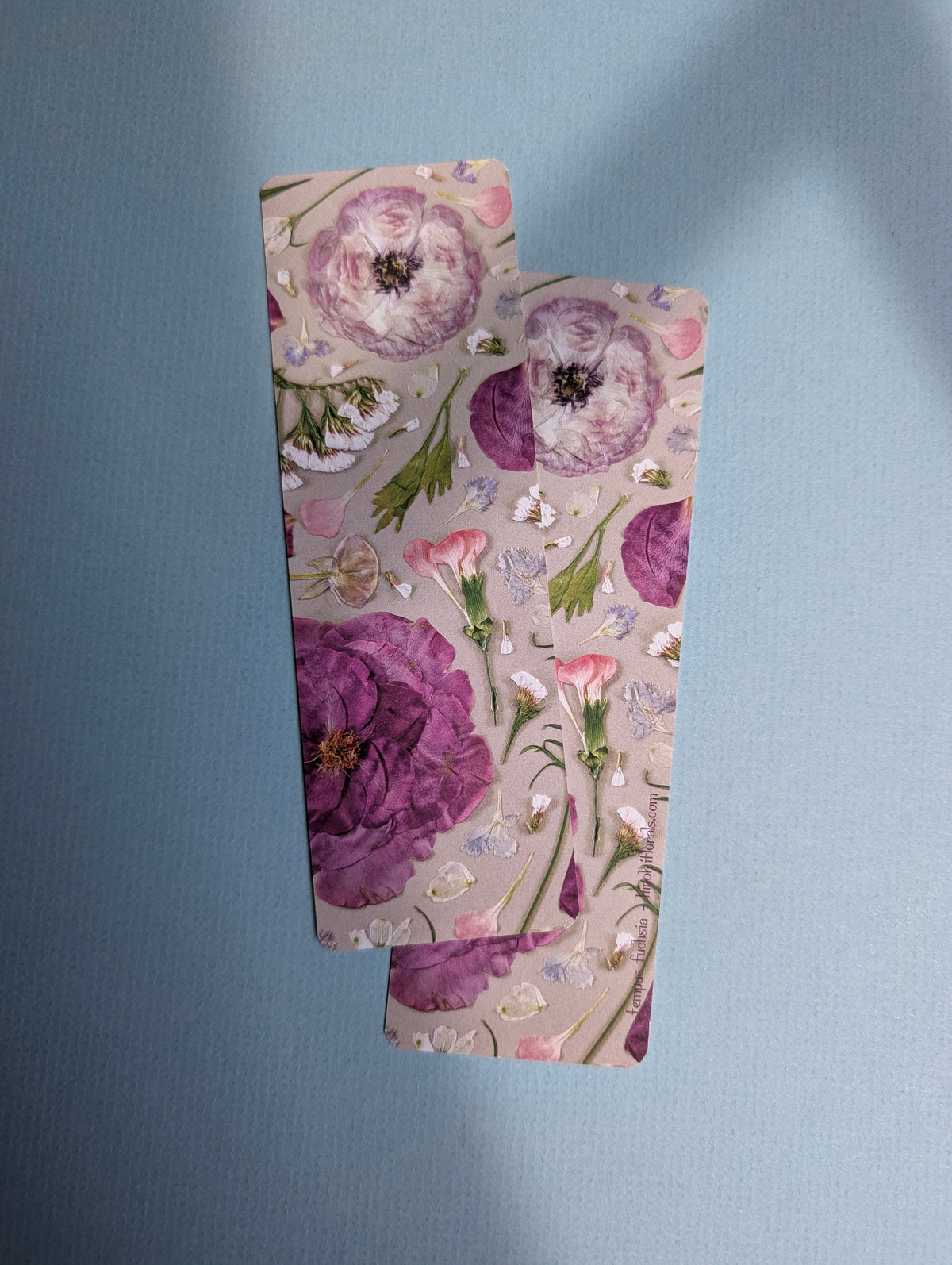 Warm Colors Floral Bookmarks