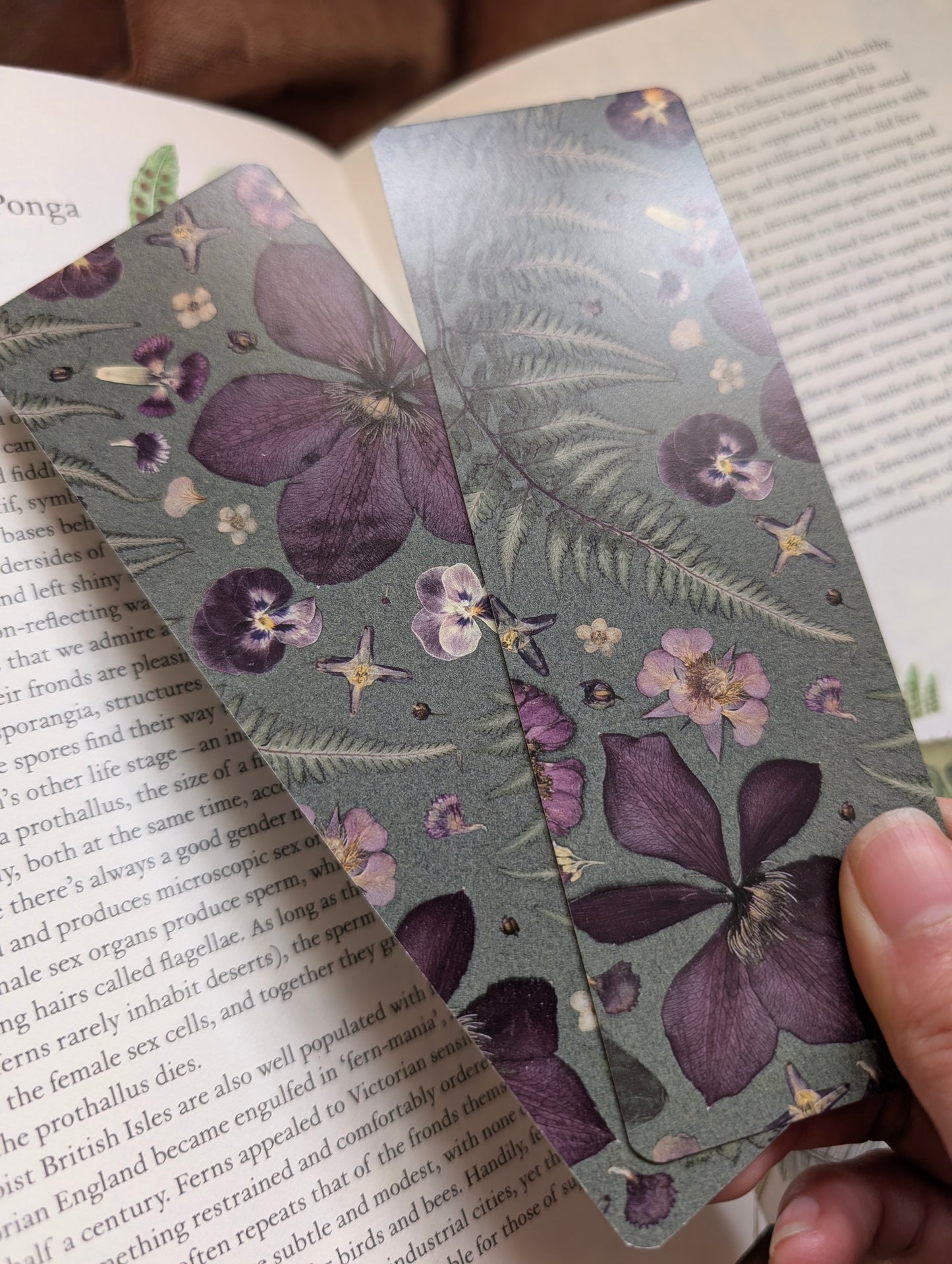 Secret Garden Printed Bookmark
